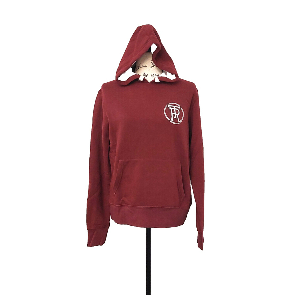 True Religion Brand Jeans Playoff Champs Raglan Hoodie Sweatshirt Size M NWT - Picture 2 of 16